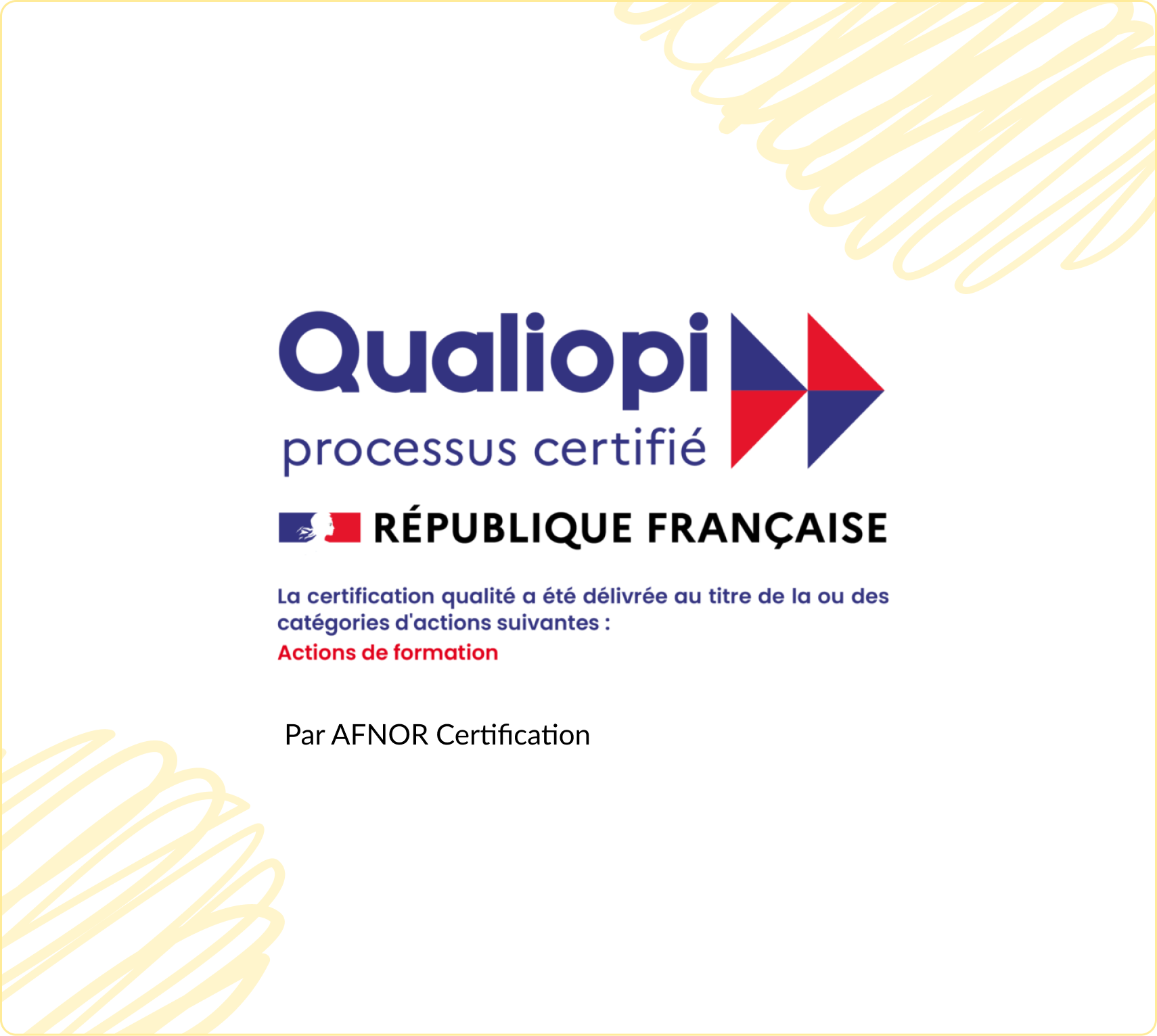 certifié Qualiopi